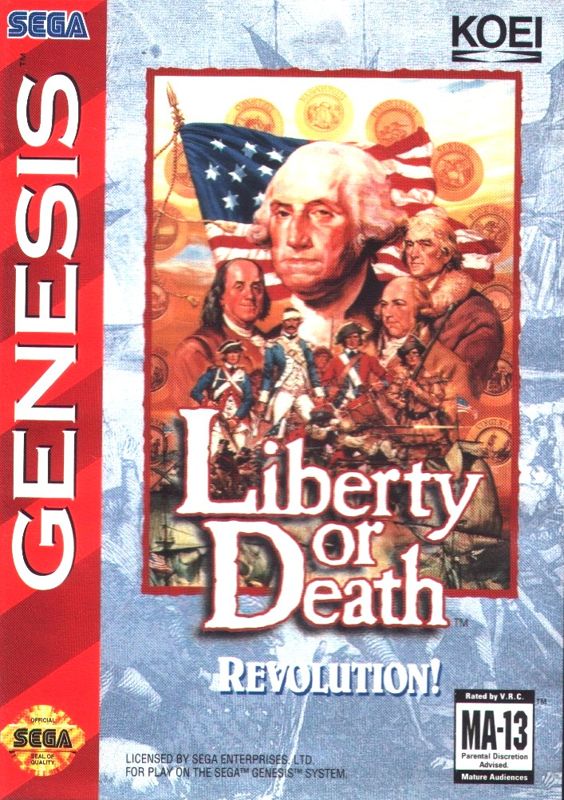 Liberty or Death box art for Super Nintendo